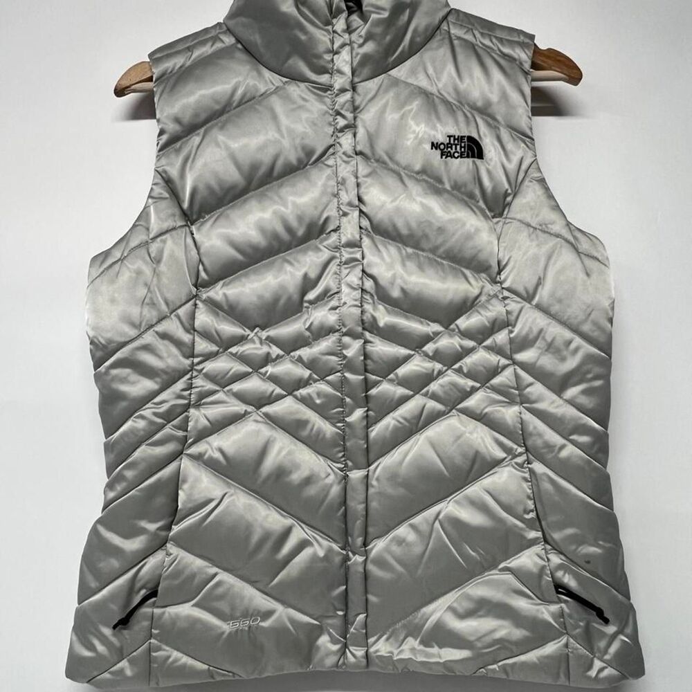 The-north-face Women's Grey and Silver vest